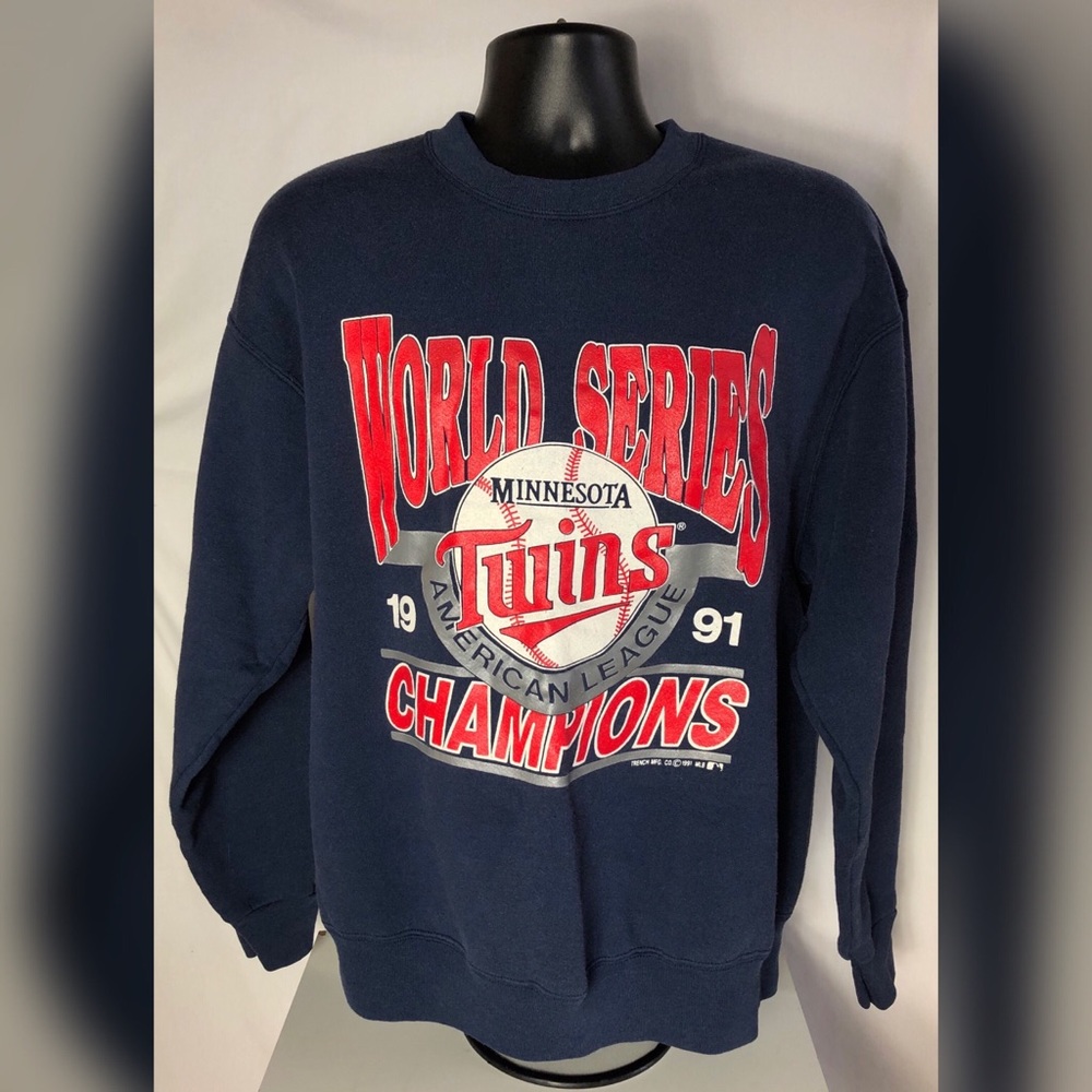 Vintage MN Twins 91 World Series Champs Sweatshirt